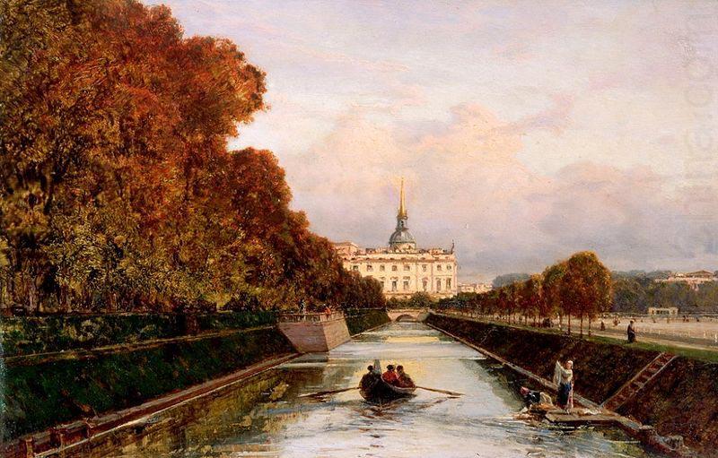 Alexey Bogolyubov View to Michael's Castle in Petersburg from Lebiazhy Canal china oil painting image